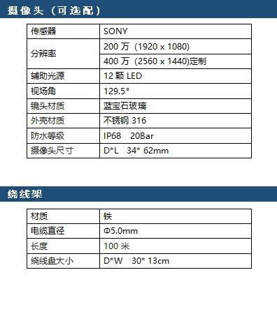 便携式水下检测仪参数2